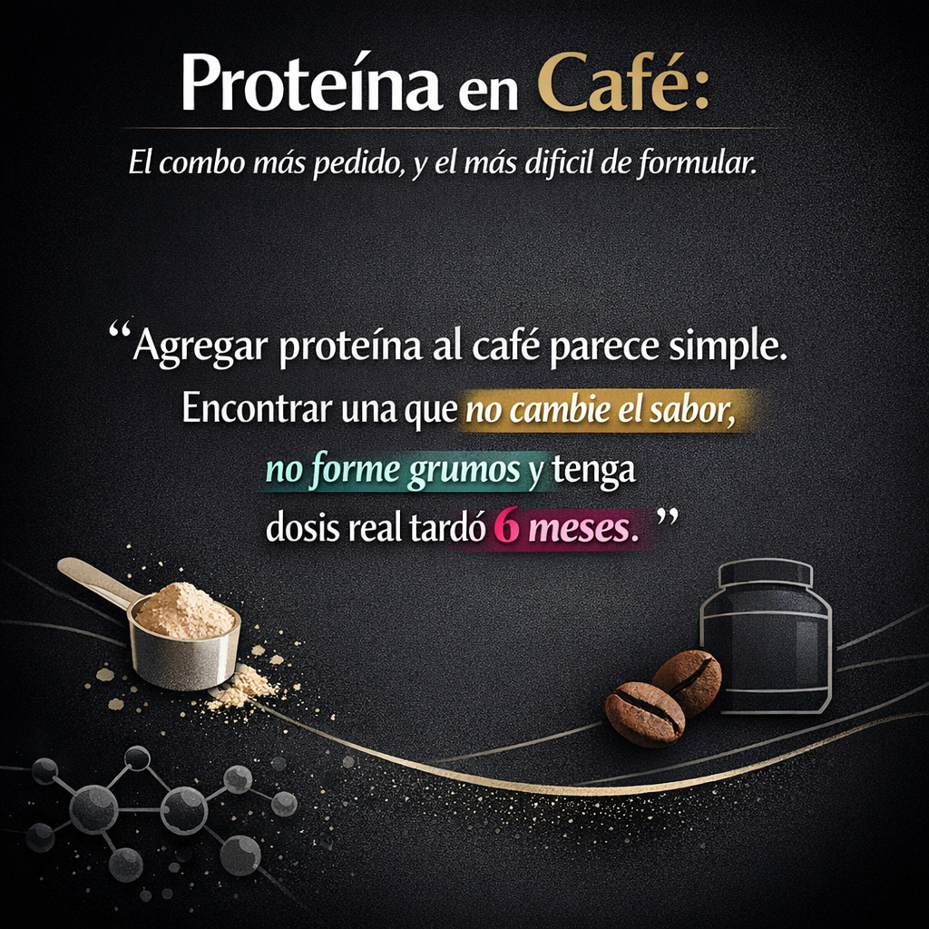 Proteína en café: el combo que más me pidieron y más trabajo me costó formular