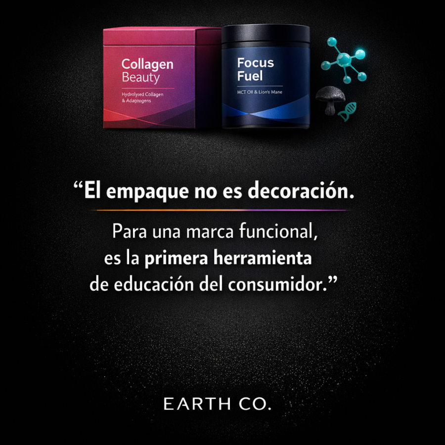 Empaque funcional: cómo el packaging de Earth Co. enseña antes de que abran la caja