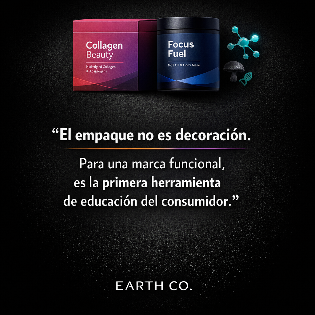 Empaque funcional: cómo el packaging de Earth Co. enseña antes de que abran la caja