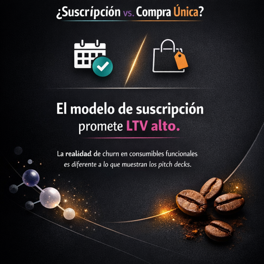 Suscripción vs compra única: qué modelo funciona mejor para café funcional