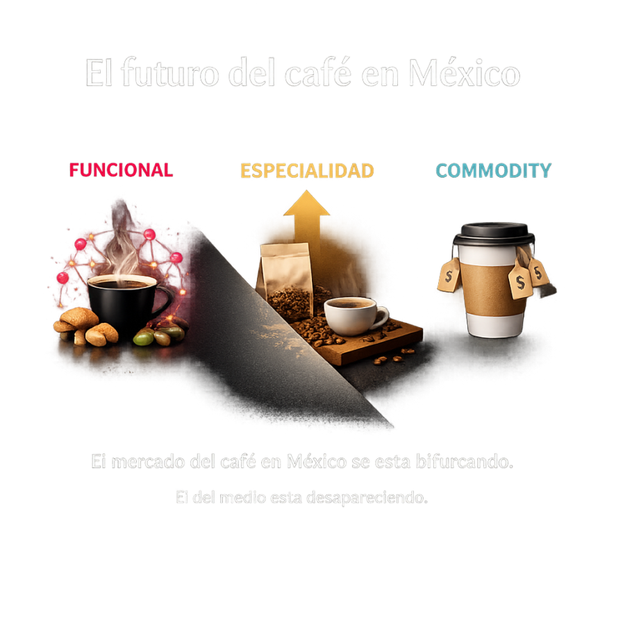 El futuro del café en México: funcional, especialidad o commodity de supermercado