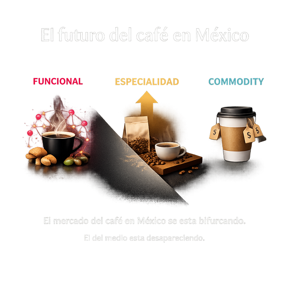 El futuro del café en México: funcional, especialidad o commodity de supermercado