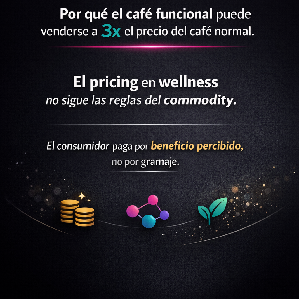 Por qué el café funcional puede venderse a 3x el precio del café normal
