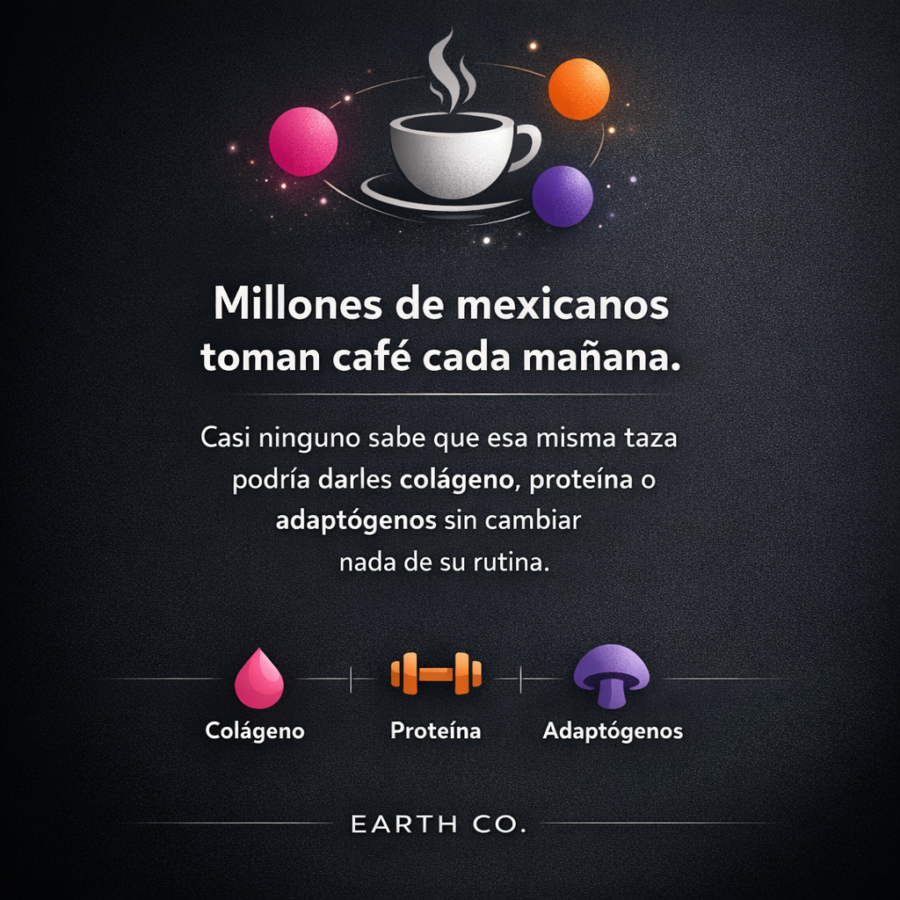 Café funcional: qué es, qué lo diferencia y por qué Earth Co lo hace diferente