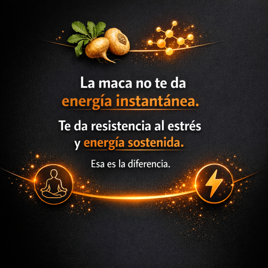 Maca andina: energía sostenida sin nerviosismo