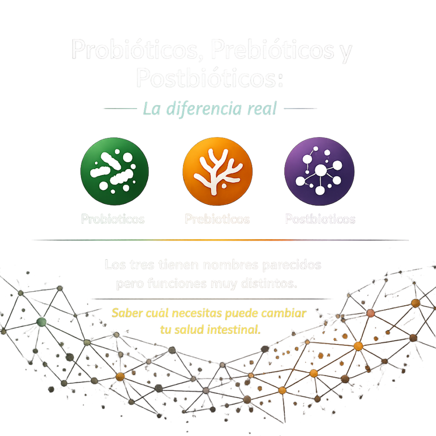 Probióticos, prebióticos y postbióticos: la diferencia real