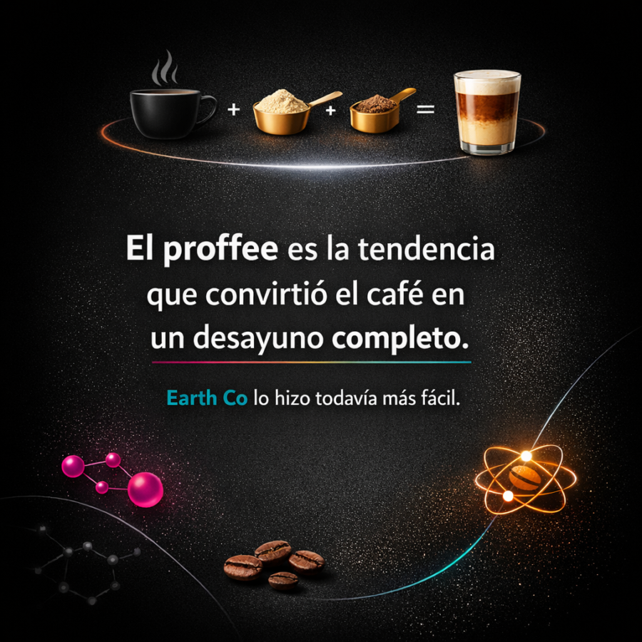 El proffee perfecto con Earth Co en 2 minutos