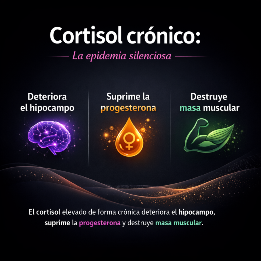 Cortisol crónico: la epidemia silenciosa