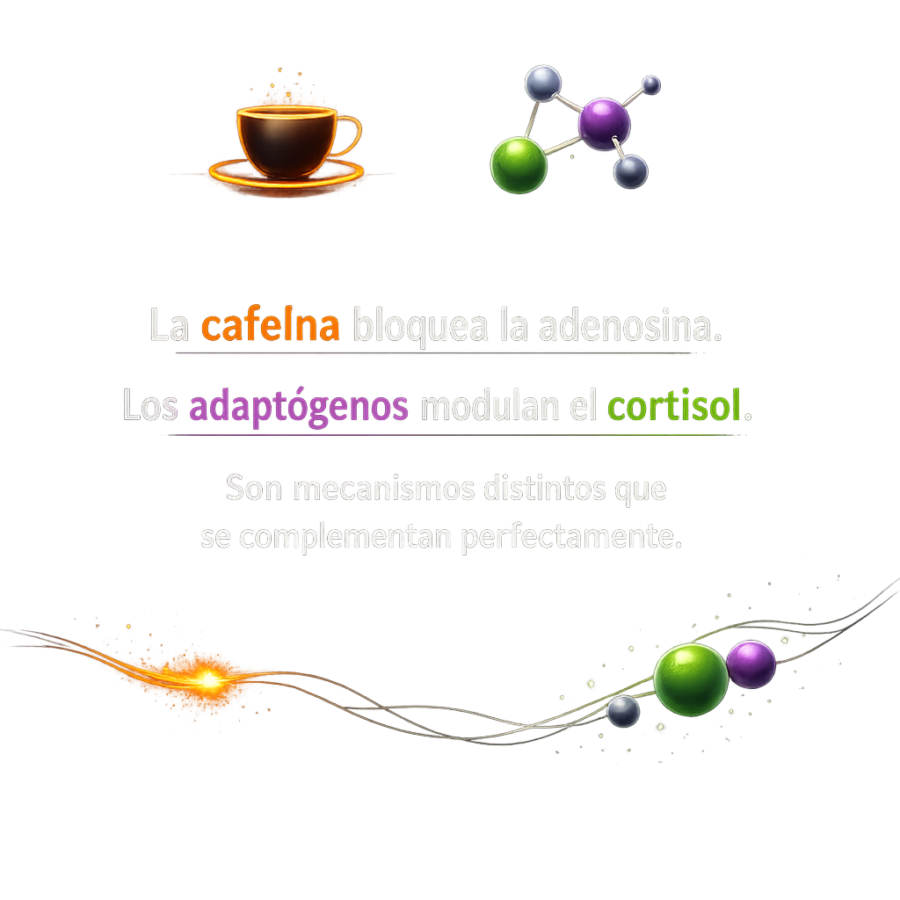 Cafeína + adaptógenos: por qué son mejor juntos