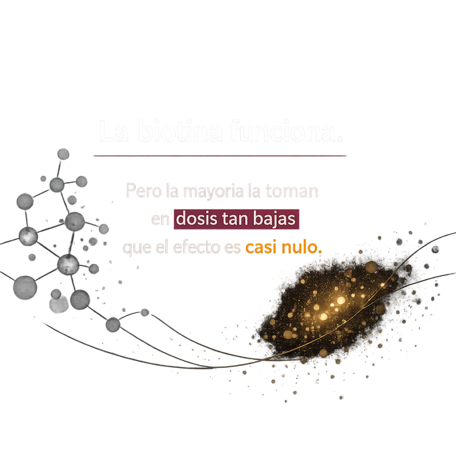 Biotina: la vitamina del cabello que se toma mal