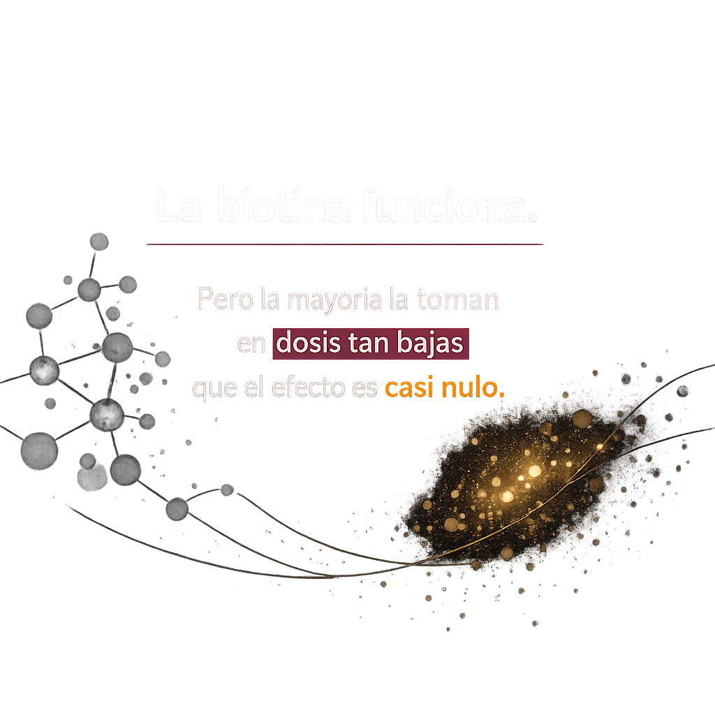 Biotina: la vitamina del cabello que se toma mal