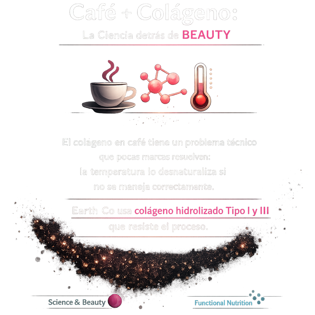 Café + Colágeno: cómo funciona la combinación y por qué la línea BEAUTY de Earth Co está formulada así