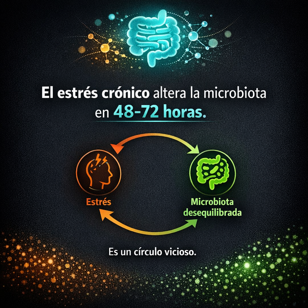 El estrés destroza tu microbiota en 48 horas
