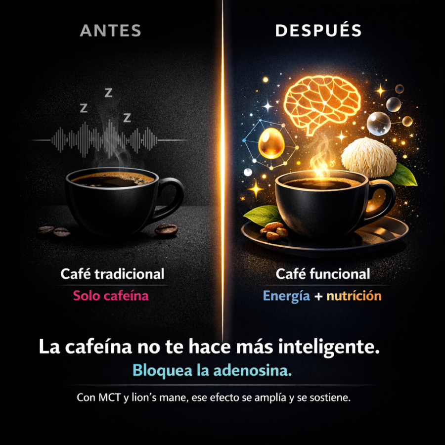 Productividad real vs productividad de cafeína