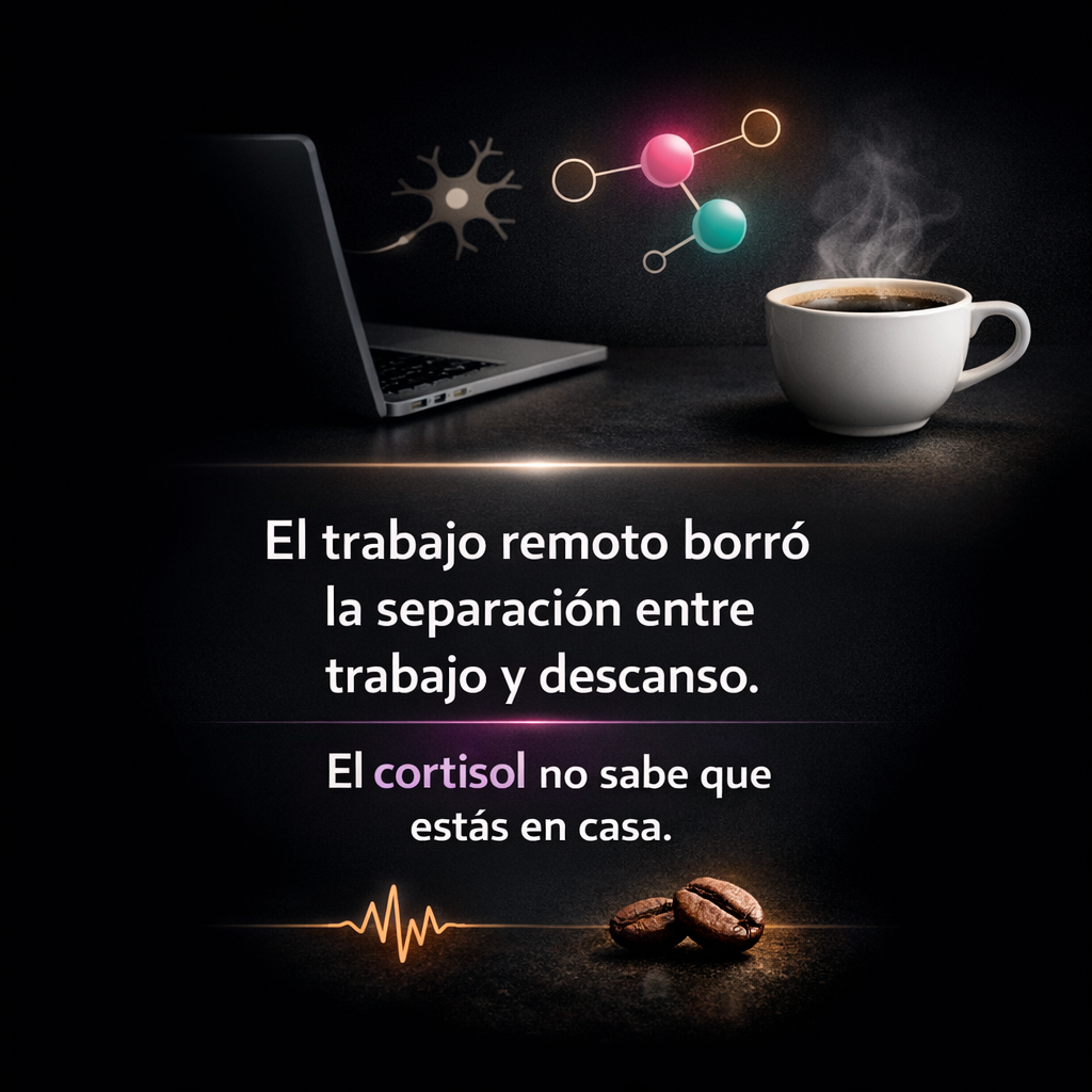 Home office productivo con café funcional