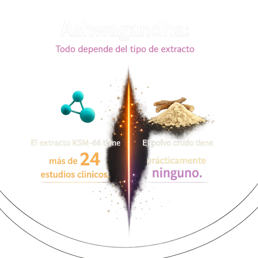 Ashwagandha: todo depende del tipo de extracto