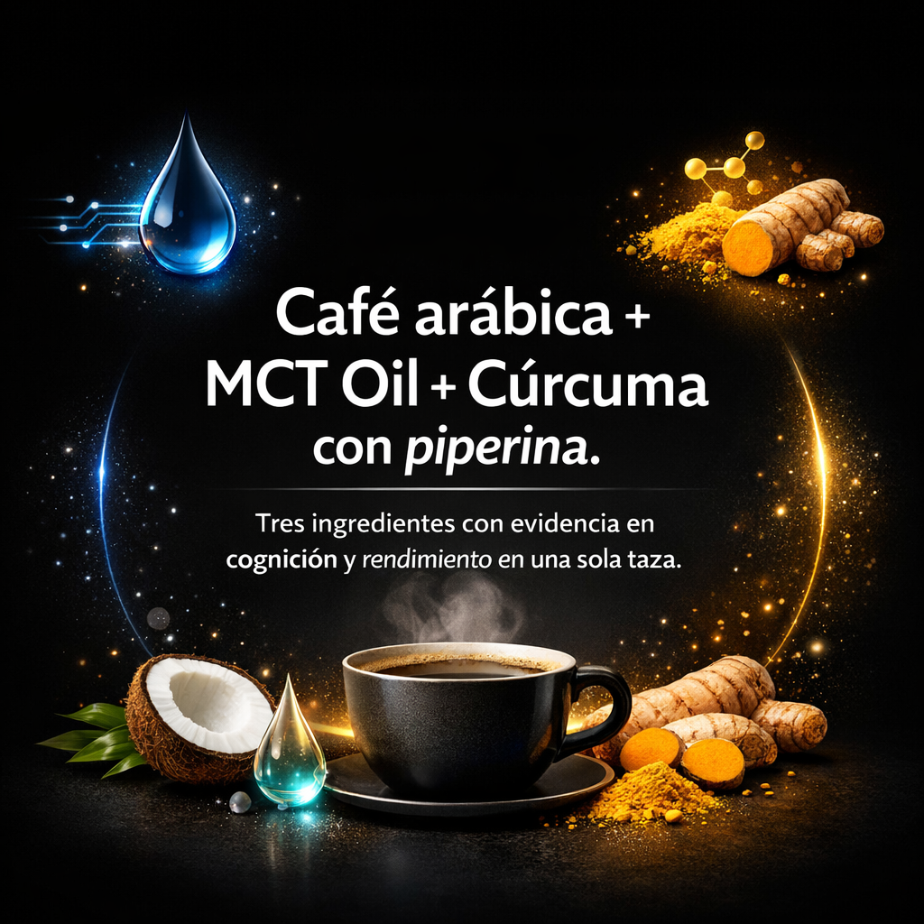 FOCUS: MCT Oil y cúrcuma para tu cerebro