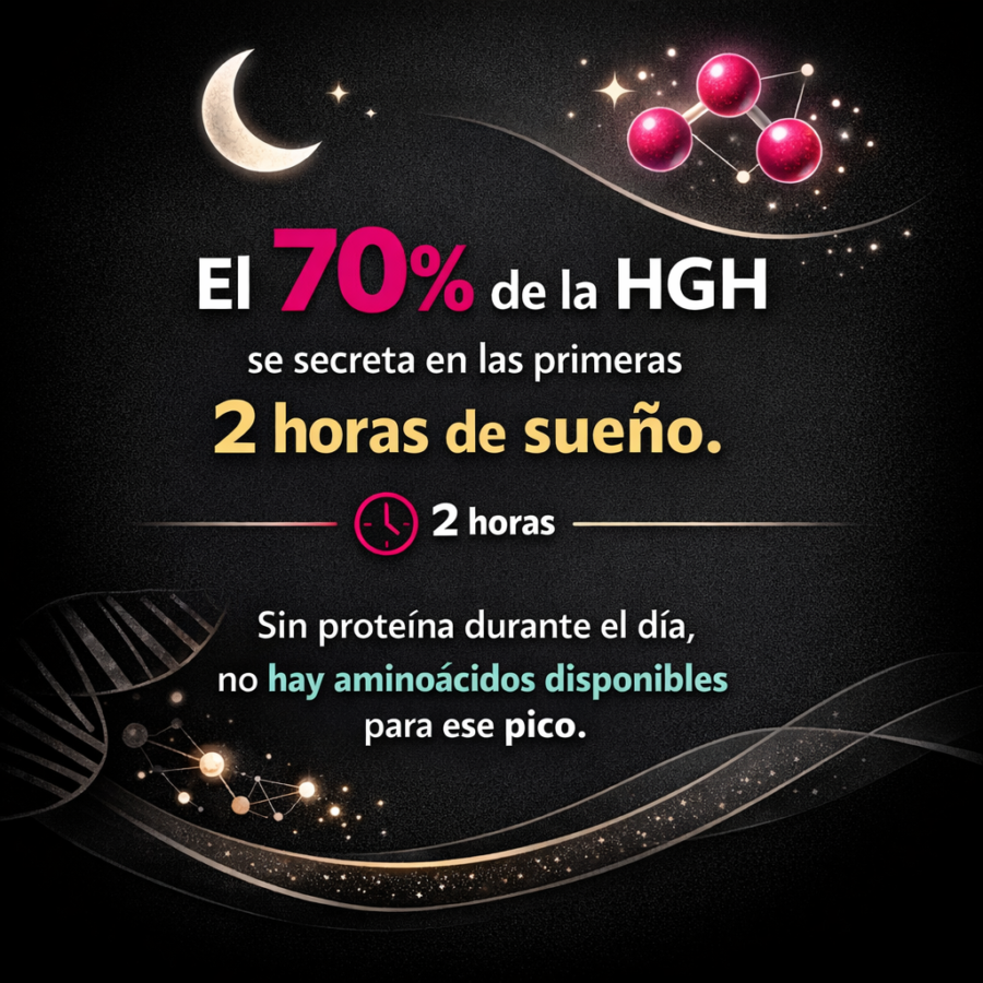La hormona del crecimiento se secreta mientras duermes