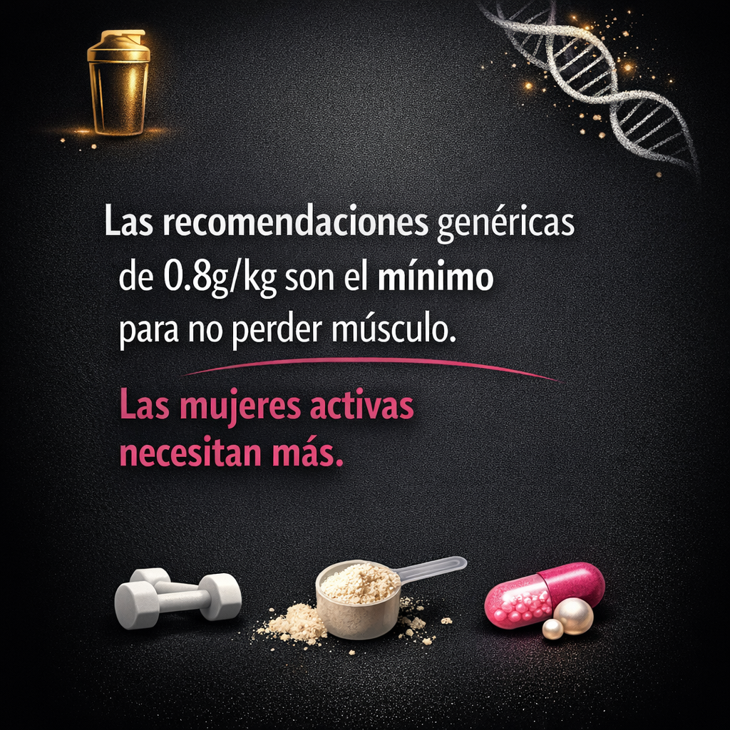 Proteína para mujeres: las recomendaciones generales quedan cortas