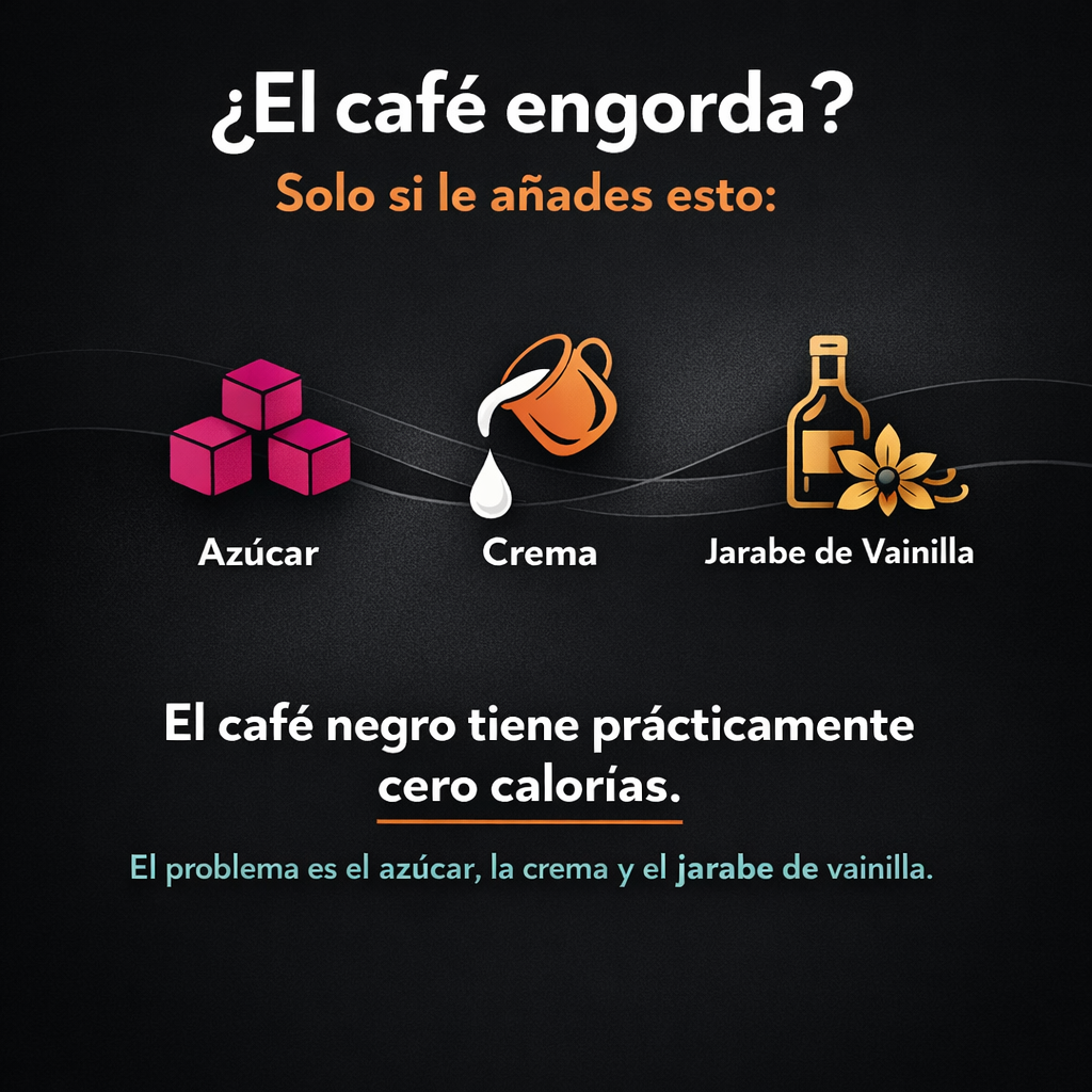 ¿El café engorda? Solo si le añades esto