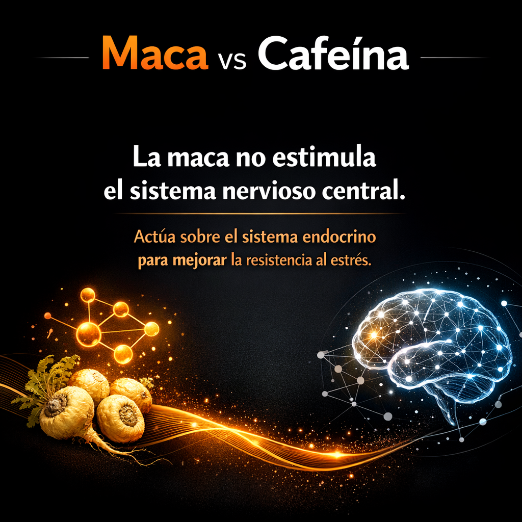 Maca vs cafeína: cuándo necesitas cada una