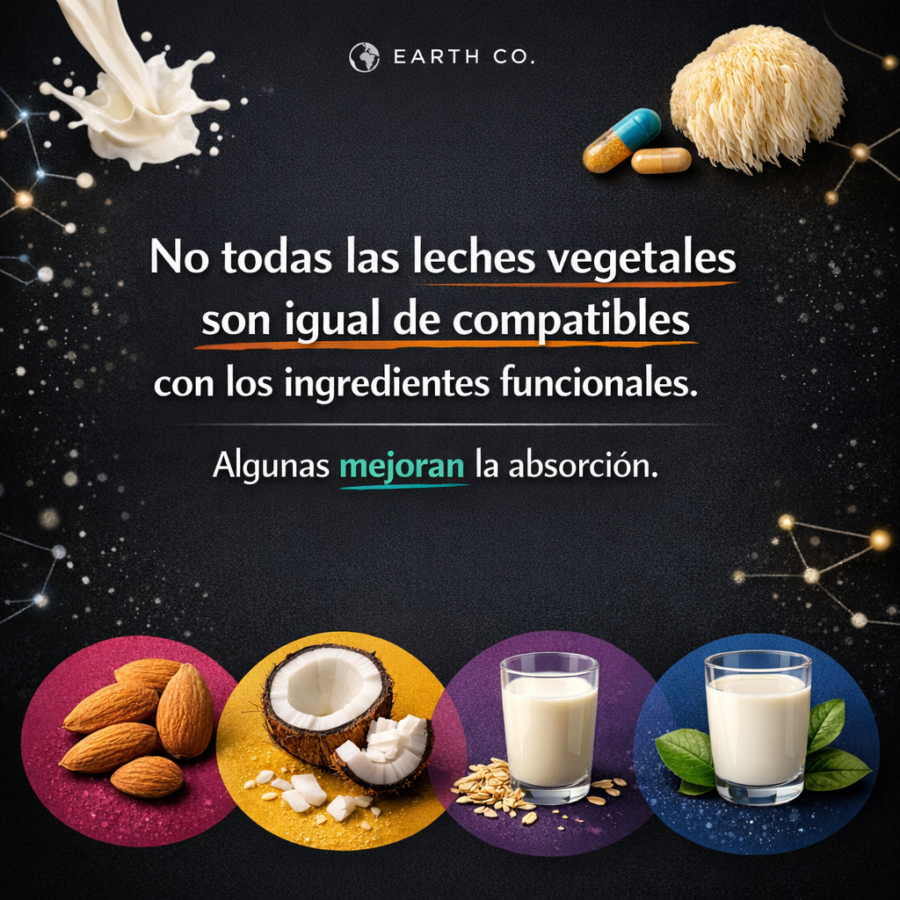 Leche vegetal y Earth Co: cuál es la mejor combinación