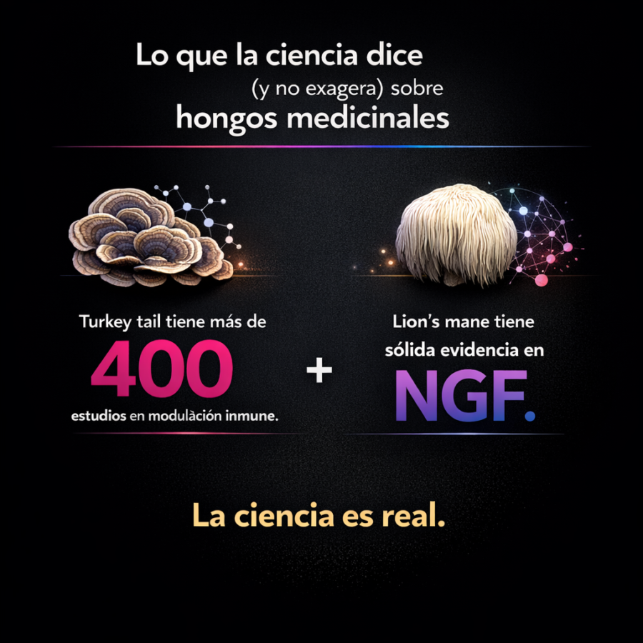 Lo que la ciencia dice (y no exagera) sobre hongos medicinales