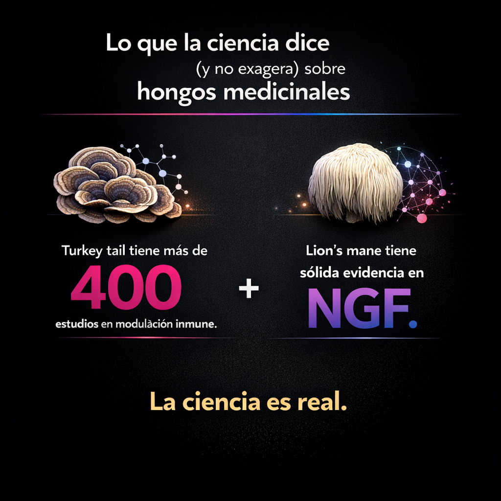 Lo que la ciencia dice (y no exagera) sobre hongos medicinales