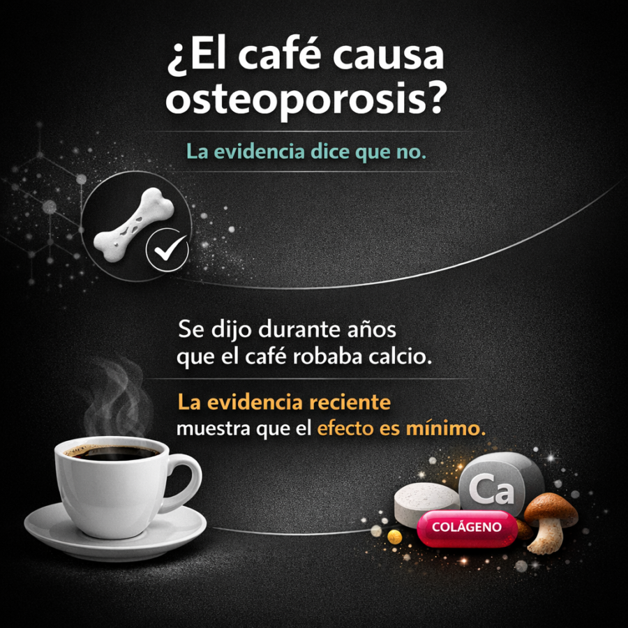 ¿El café causa osteoporosis? La evidencia dice que no