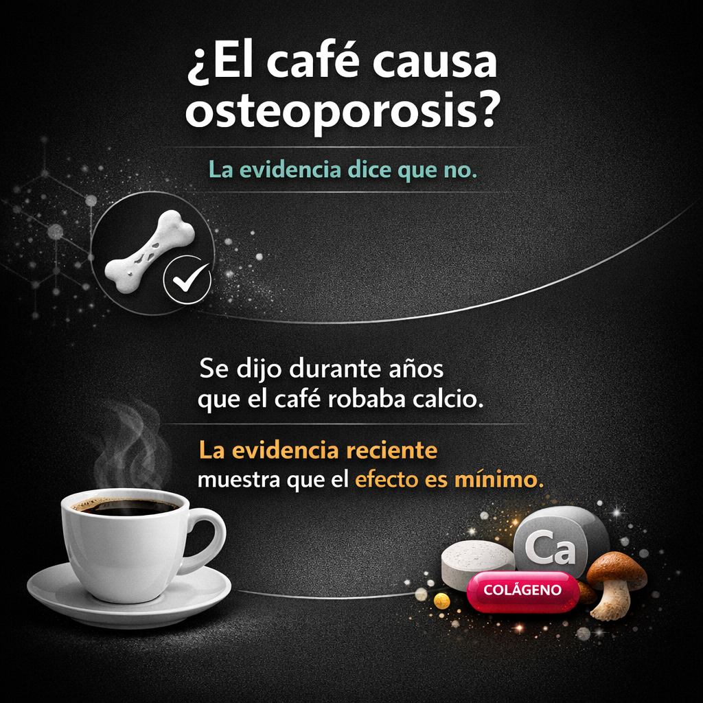 ¿El café causa osteoporosis? La evidencia dice que no
