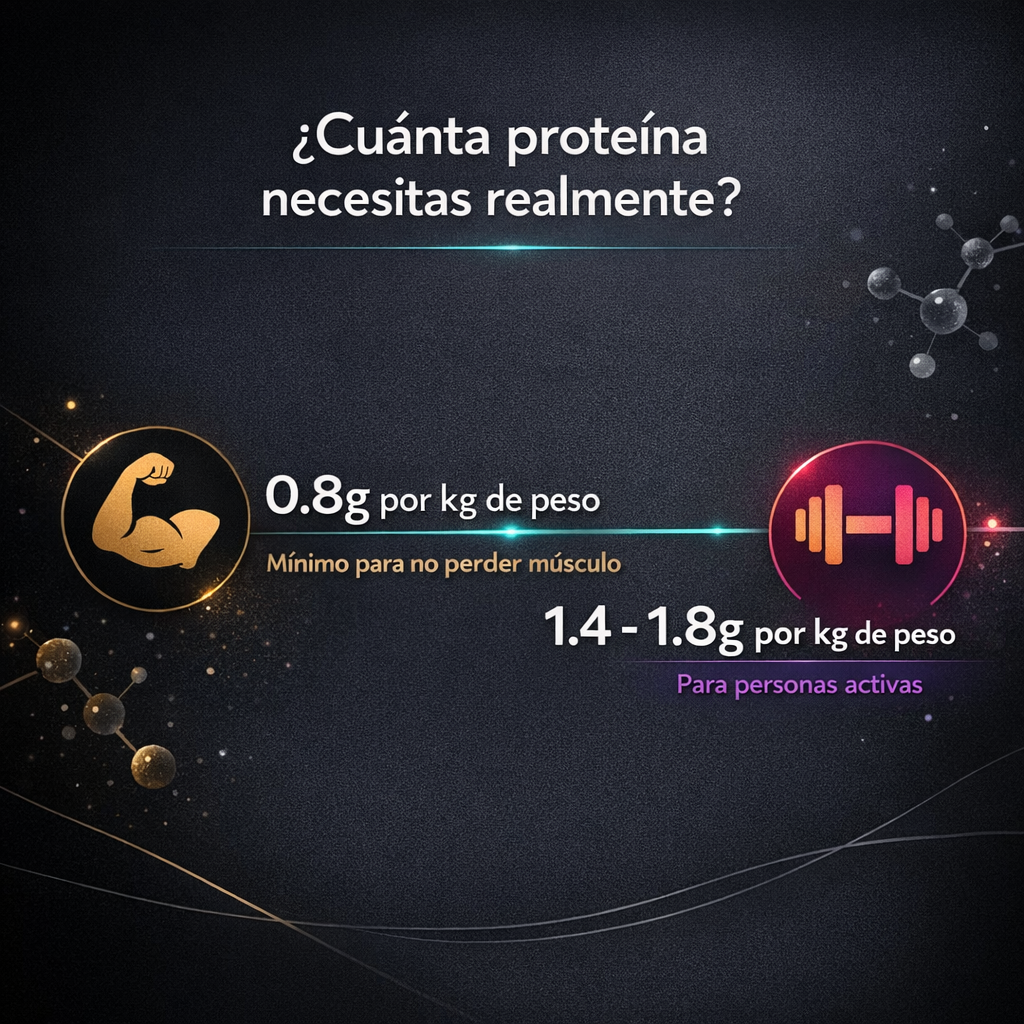 Cuánta proteína necesitas realmente según tu objetivo
