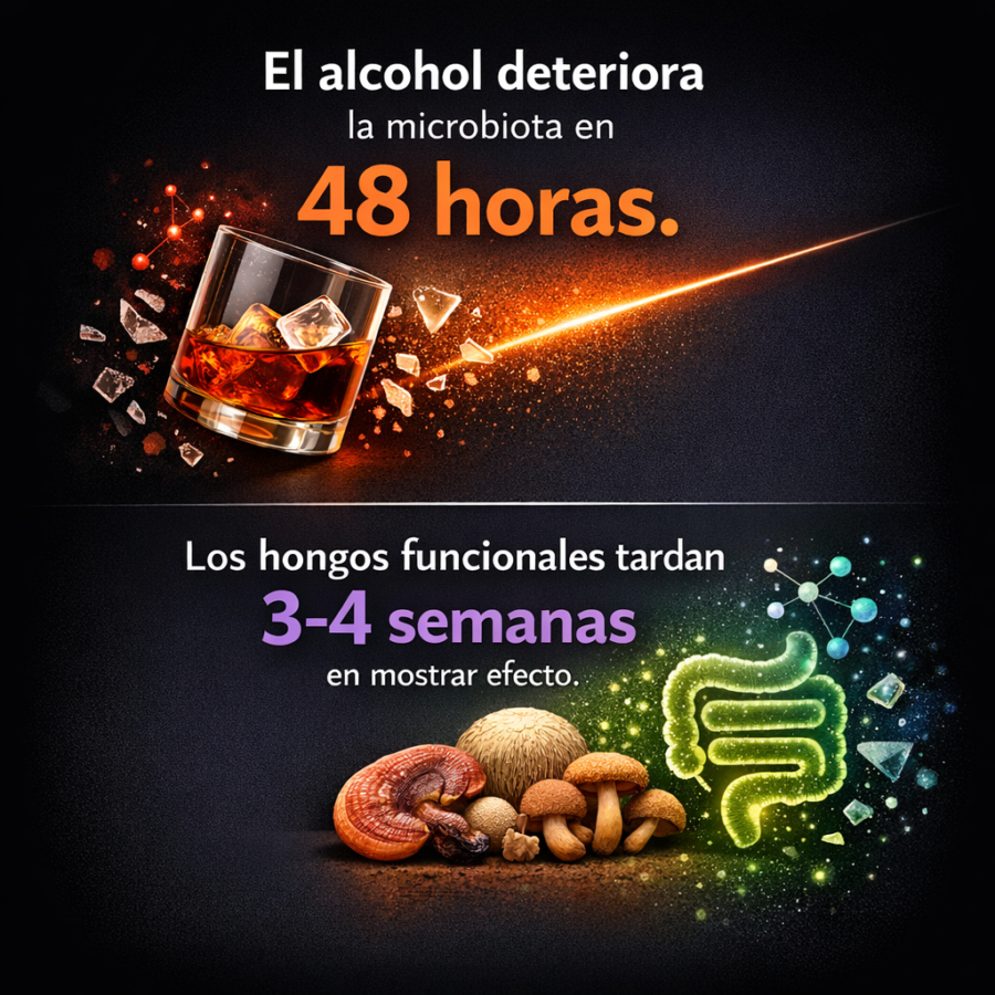 El alcohol destruye tu microbiota en 48 horas