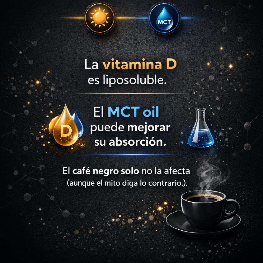 Vitamina D y MCT: la combinación que pocos conocen