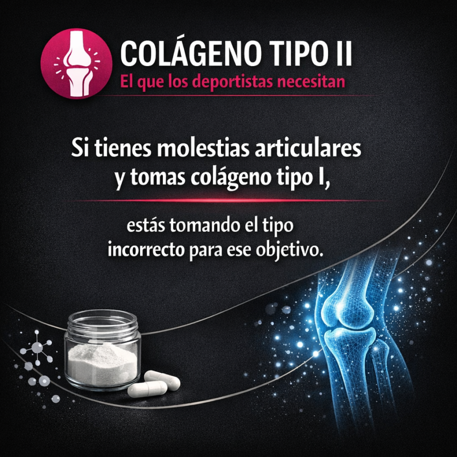 Colágeno tipo II: el que los deportistas necesitan y pocos toman