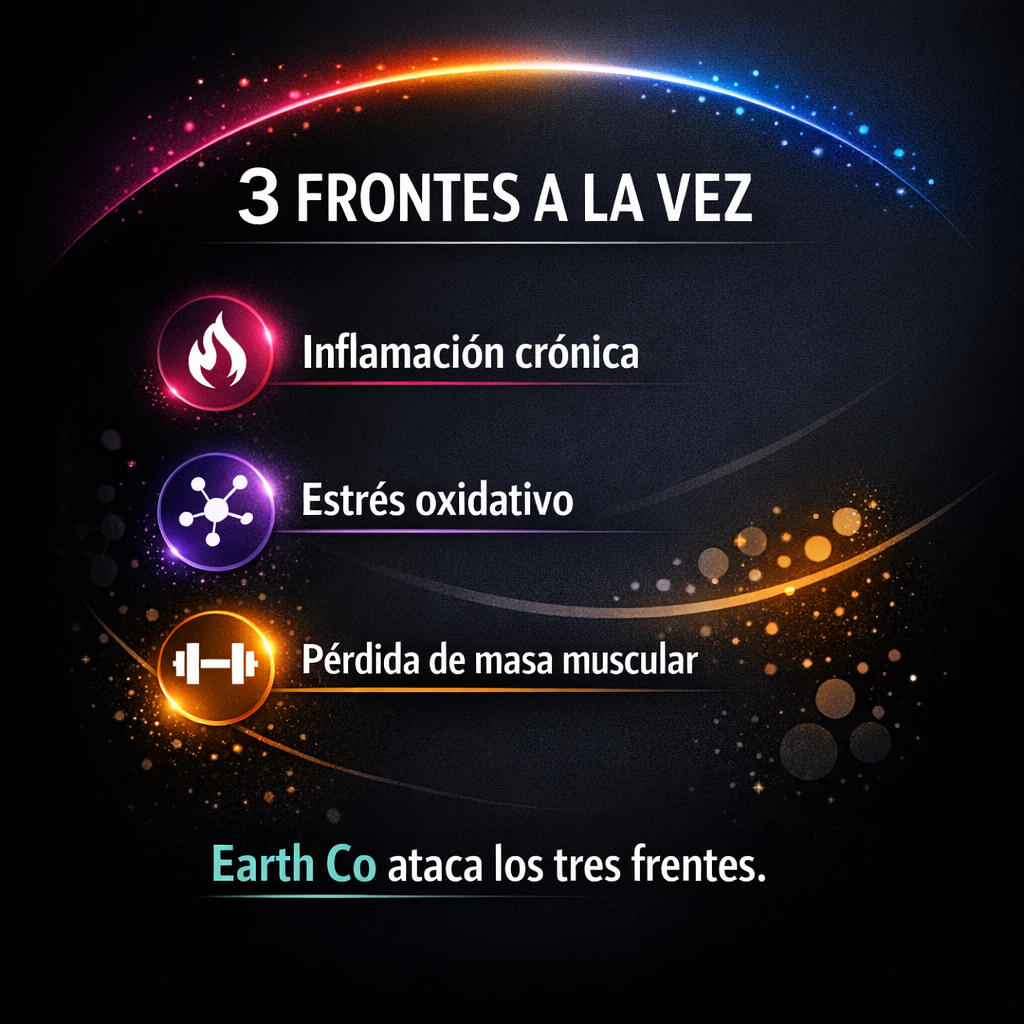 Earth Co y el anti-envejecimiento: 3 frentes a la vez