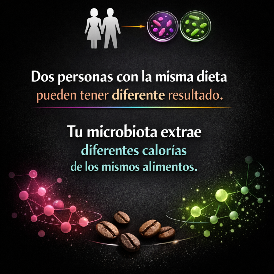 Tu microbiota determina cuántas calorías extraes de los alimentos