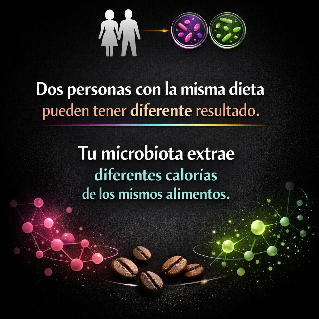 Tu microbiota determina cuántas calorías extraes de los alimentos