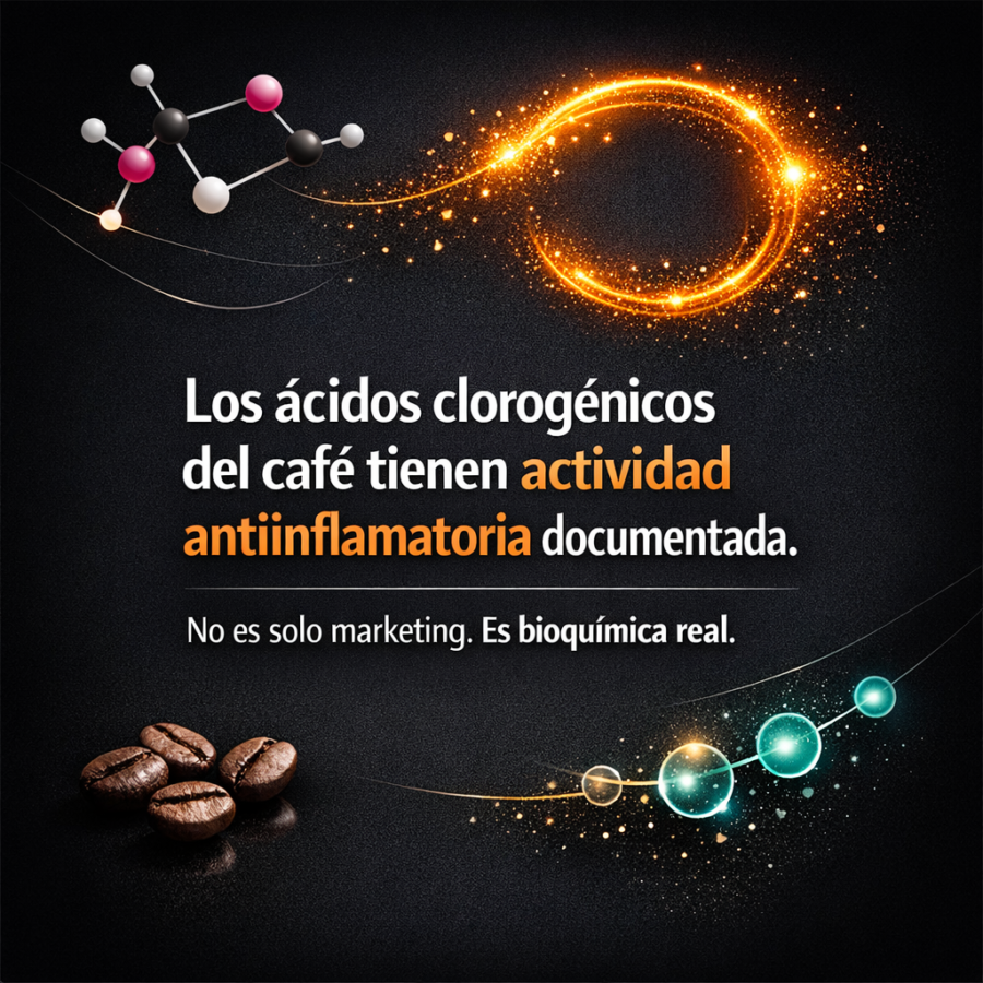 Polifenoles y efecto antiinflamatorio: la bioquímica real del café