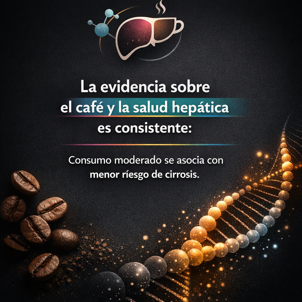 Café y salud hepática: lo que la evidencia muestra