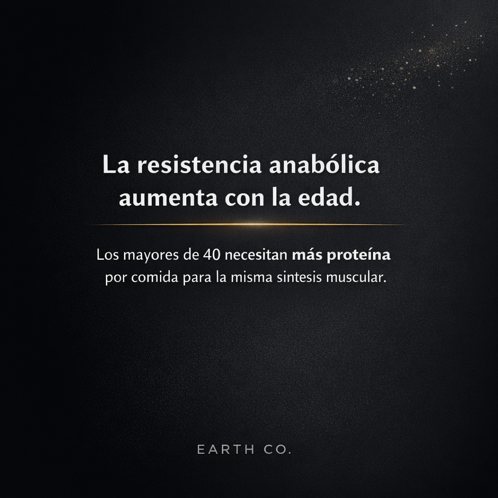 Resistencia anabólica: por qué con la edad necesitas más proteína