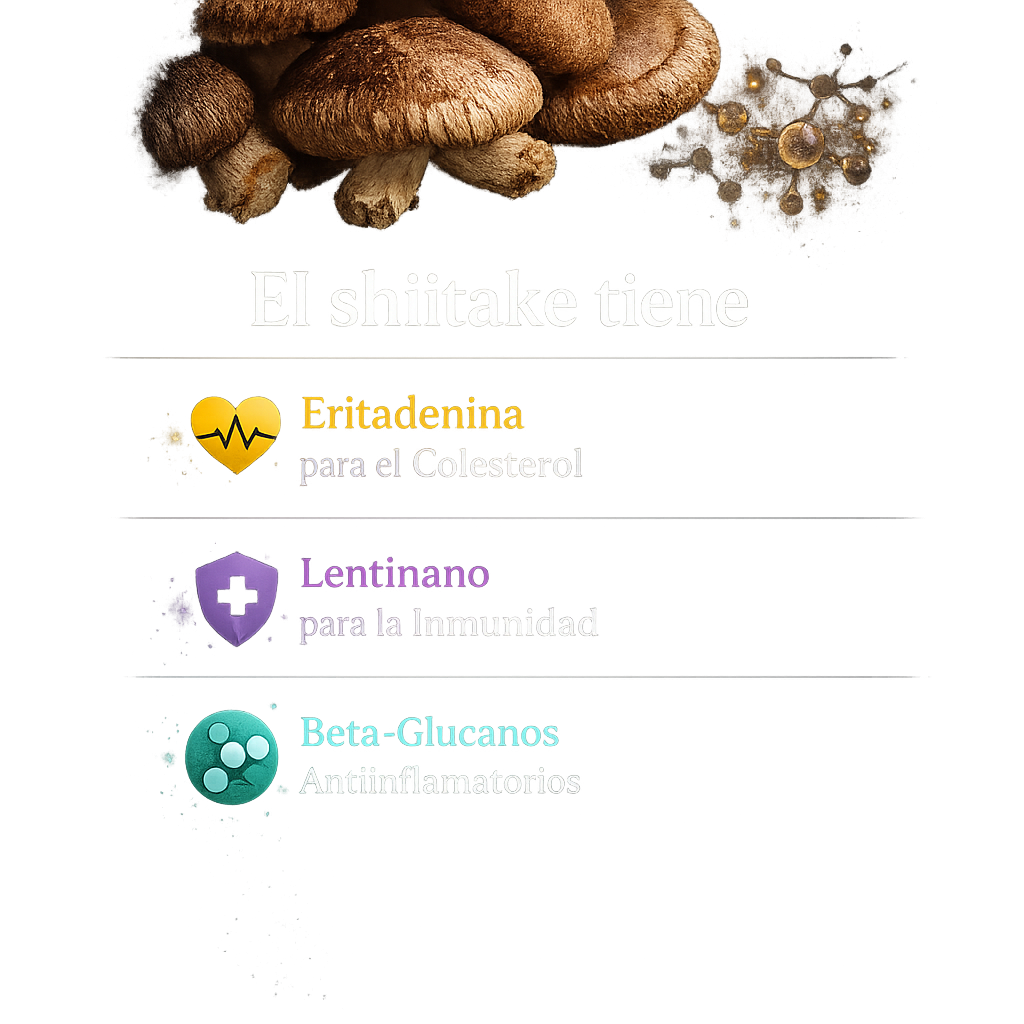 Shiitake: el hongo de cocina con propiedades funcionales que sorprenden