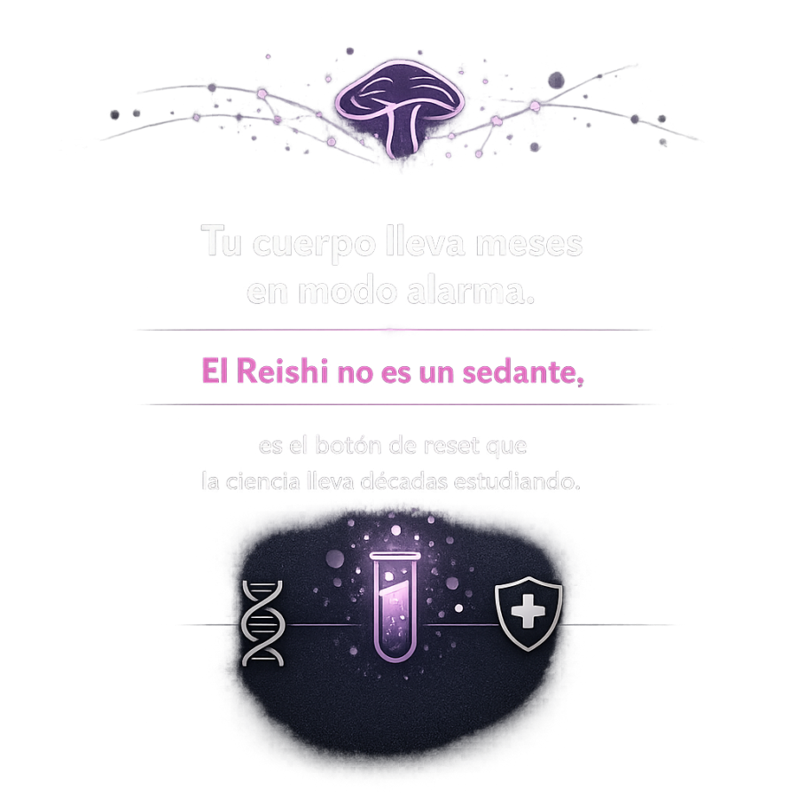 Reishi: el hongo adaptógeno que modula el cortisol y el sistema inmune