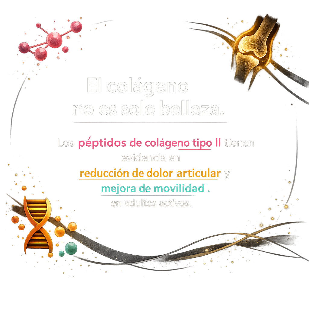 Colágeno y articulaciones: evidencia de péptidos hidrolizados en dolor y movilidad