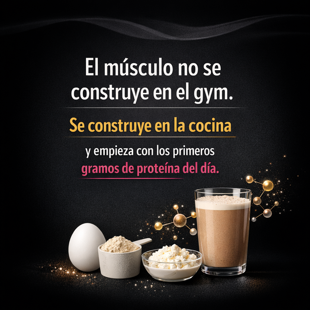 Proteína en el desayuno: por qué los primeros 30 gramos del día son los más importantes