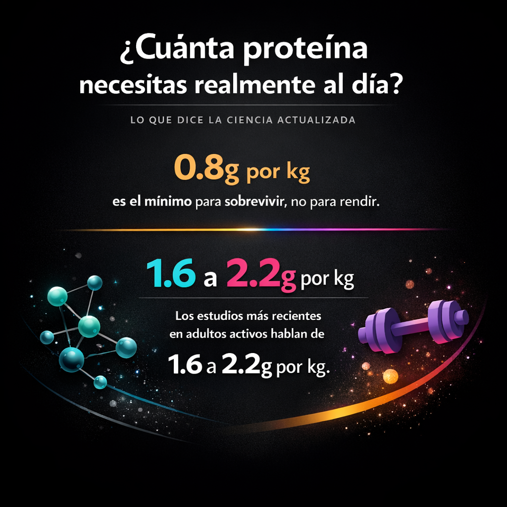 ¿Cuánta proteína necesitas realmente al día? Lo que dice la ciencia actualizada