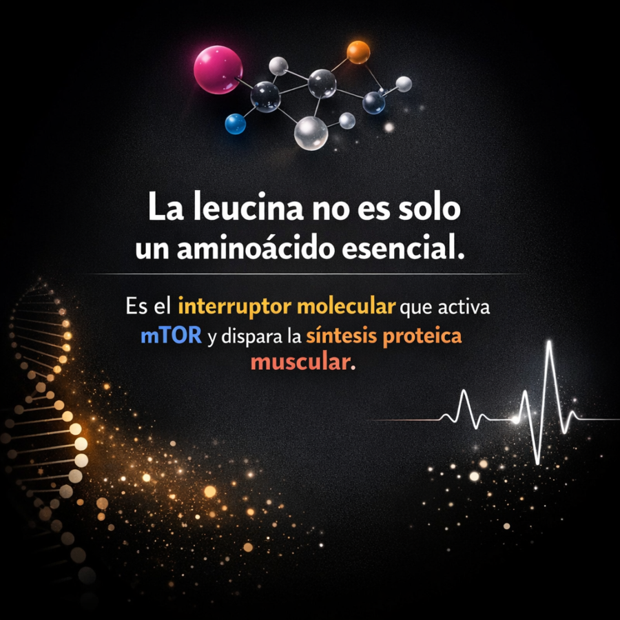 Leucina: el aminoácido que activa la síntesis de proteína muscular y por qué el WPI lo tiene en abundancia