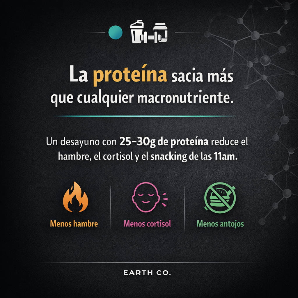 Proteína y pérdida de grasa: por qué un desayuno alto en proteína cambia tu composición corporal