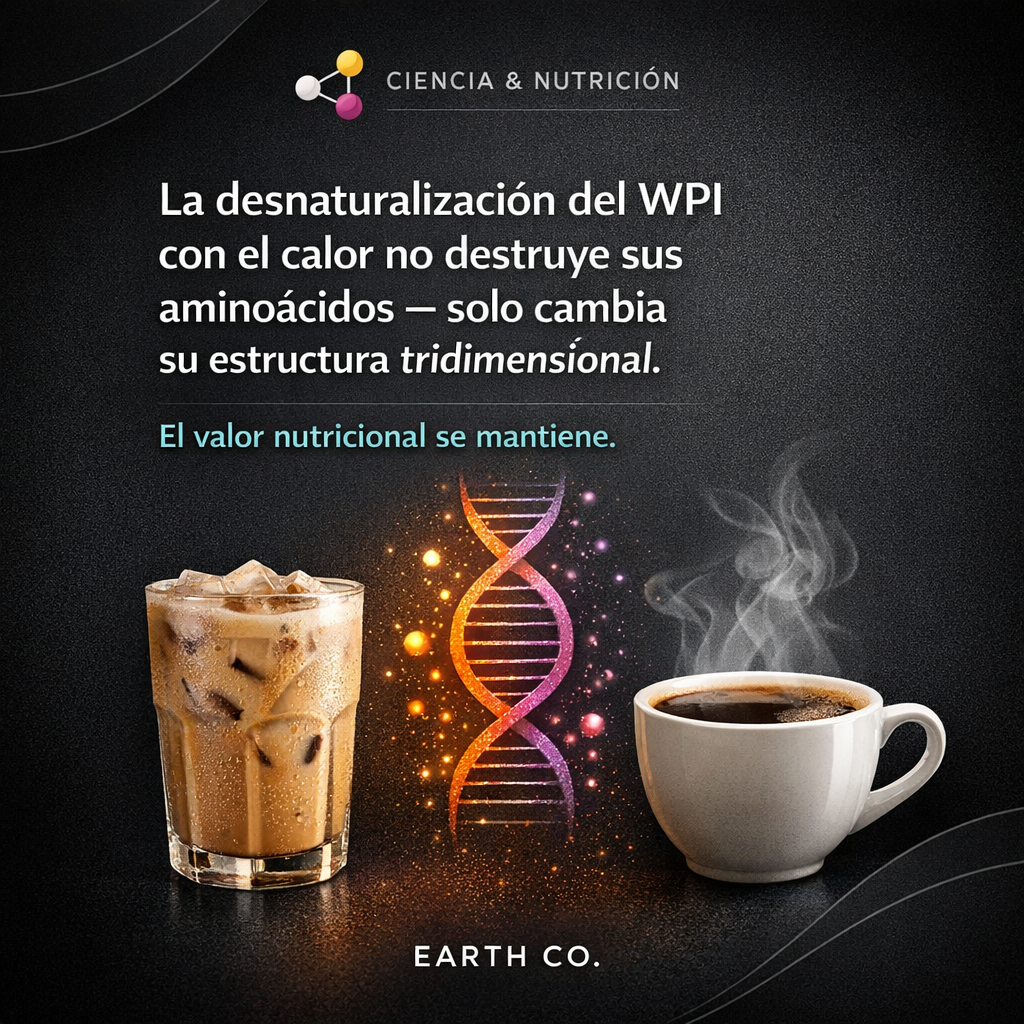 Café con proteína en frío vs caliente: ¿se desnaturaliza el WPI con el agua caliente?