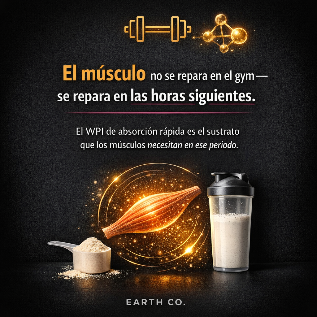 Proteína y recuperación muscular: el rol del WPI en las 24 horas post-ejercicio