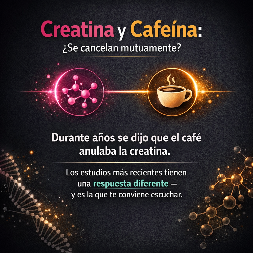 Creatina y cafeína: ¿se cancelan mutuamente? Lo que dice la investigación más reciente